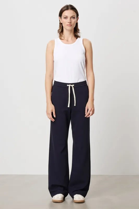 TRVL DRSS Punto Casual Drawstring Pants Ink Blue Maat: XS | Joggingbroeken Outlet | Dames | Blauw
