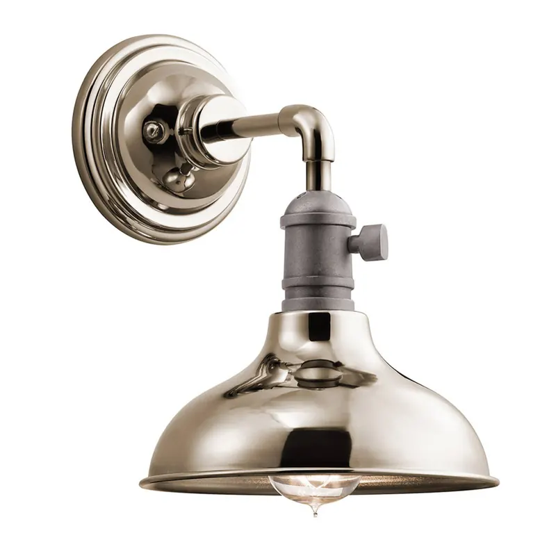 Lampa ścienna Cobson1 nikiel polerowany