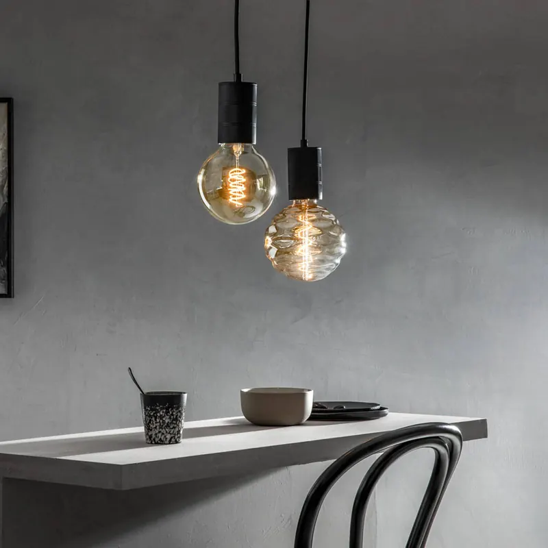 Calex E27 G125 3,8W filament LED Flex złota 821