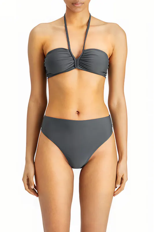 Scotch & Soda High-rise Bikini Bottom Antra Maat: XL | Bikini's Outlet | Dames | Grijs