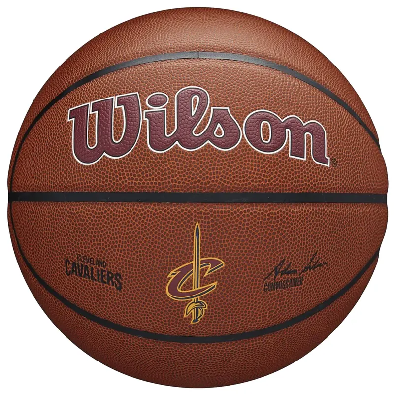 Wilson Team Alliance Cleveland Cavaliers Ball WTB3100XBCLE, Unisex, Brązowe, piłki do koszykówki, Skóra kompozytowa, rozmiar: 7