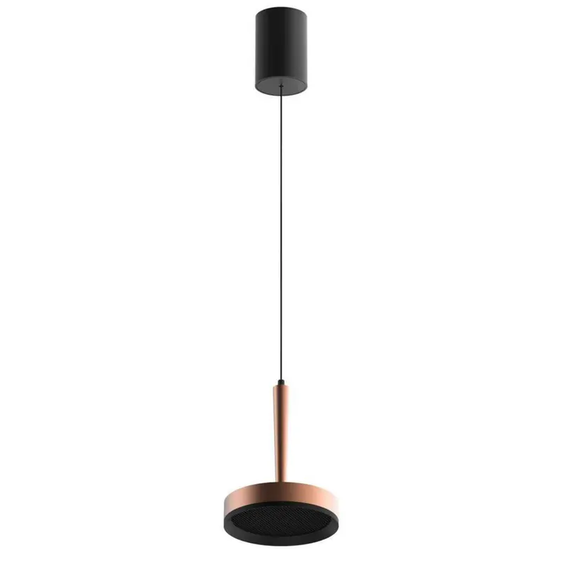 LOOM DESIGN lampa wisząca LED Nyx P1, brązowa, aluminium