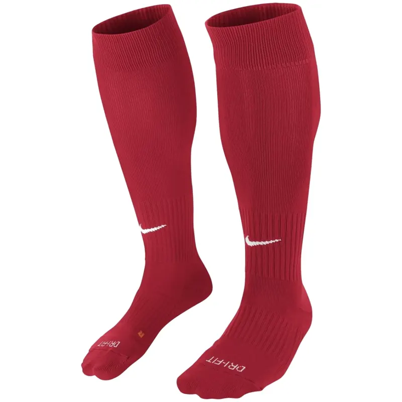 Nike Dri-FIT Academy Sock SX5728-648, Unisex, Czerwone, getry piłkarskie, nylon, rozmiar: 34-38