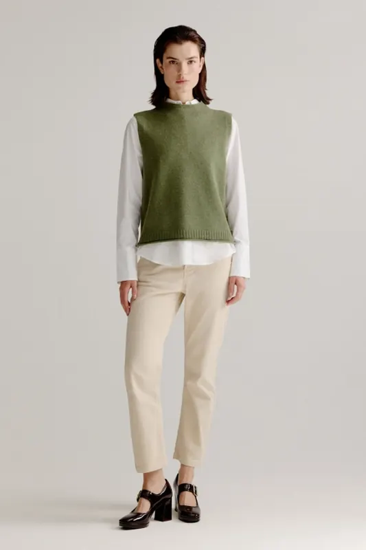 Josephine & Co Liz Spencer Moss Green Maat: L | Sweaters Outlet | Dames | Groen