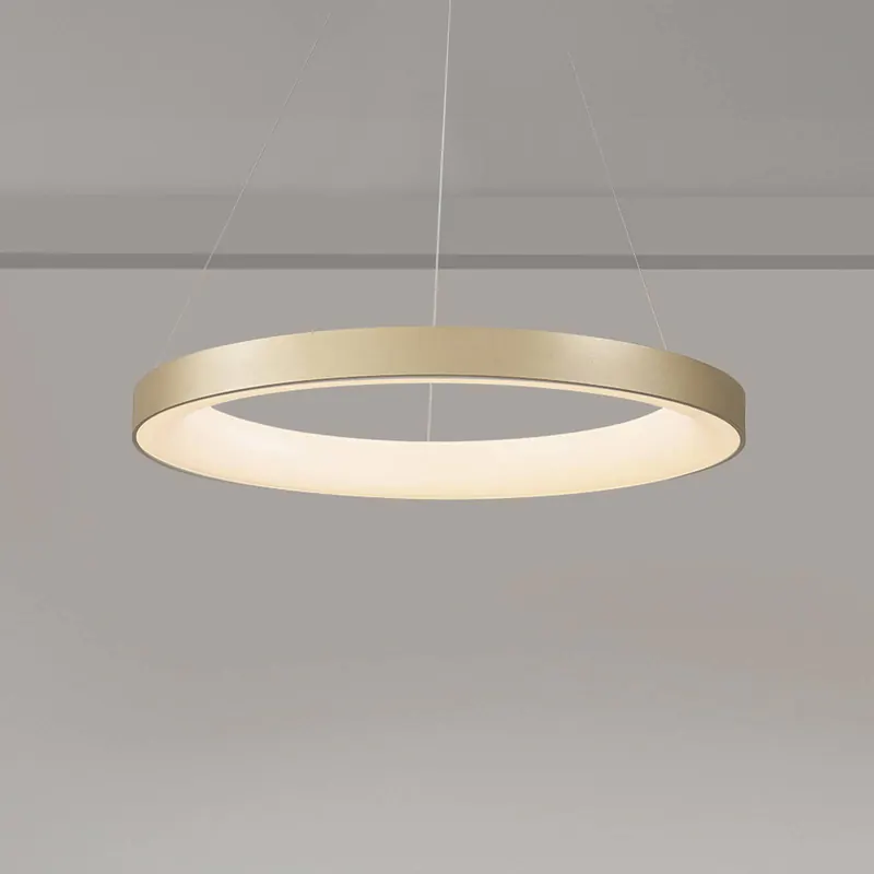 Inteligentny żyrandol LED Niseko II, Ø 50 cm, w kolorze złotym, CCT