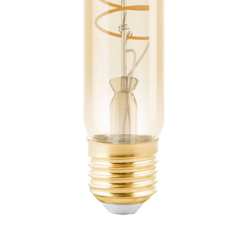 Żarówka rurkowa LED E27 4W T30 1 600K Żarnik bursztynowy