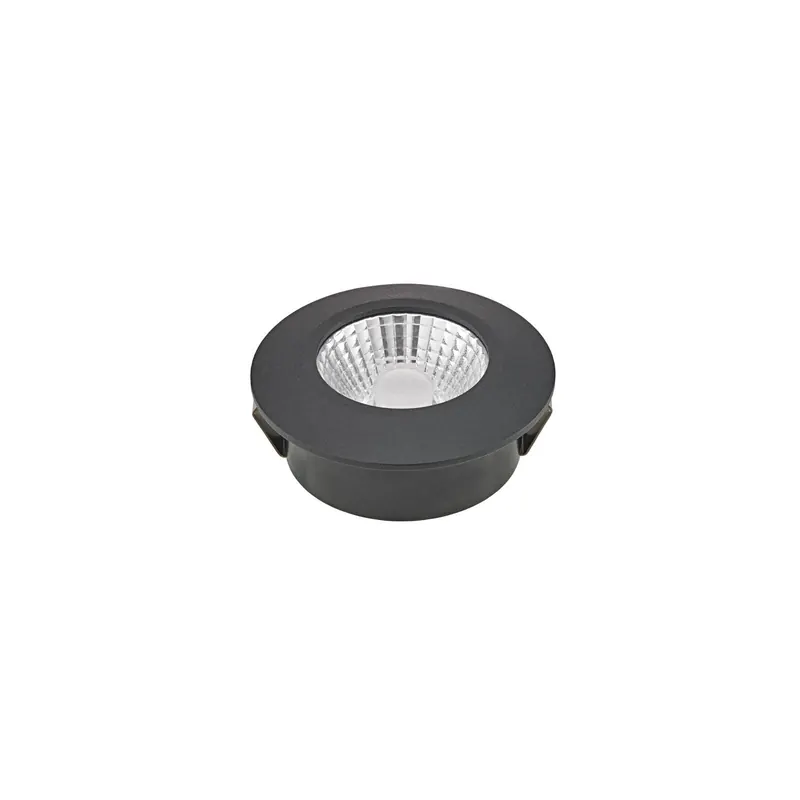 Spot sufitowy wpuszczany LED Diled, Ø 6,7 cm, Dime LED, czarny