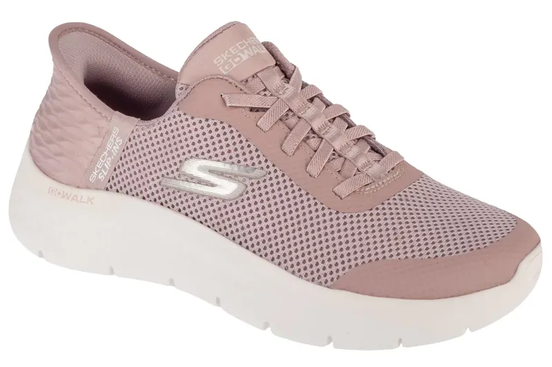 Skechers Slip-Ins: GO WALK Flex - Grand Entry 124836-MVE, Damskie, Fioletowe, buty sneakers, tkanina, rozmiar: 38