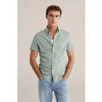We Fashion Shirt Light Green Maat: XS | Casual Overhemden Outlet | Heren | Groen