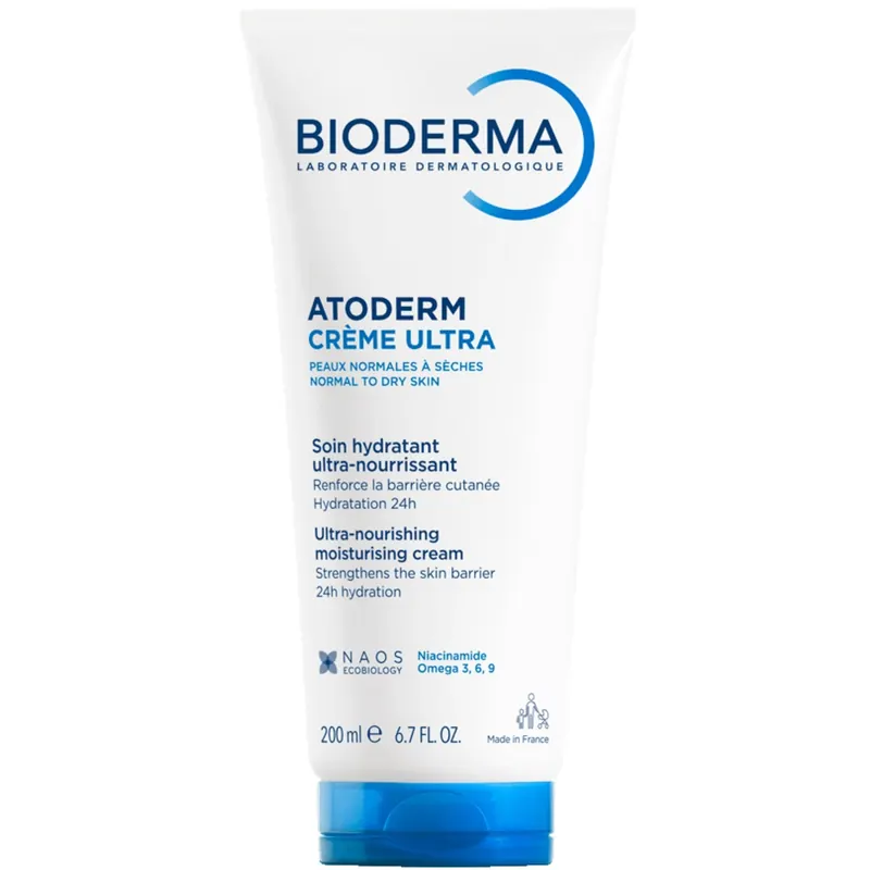 Bioderma Atoderm Ultra-Nourishing Moisturiser for Normal to Dry Skin 200ml