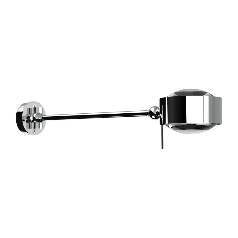 Puk Maxx Hotel LED, 30 cm, przezroczyste soczewki, chrom