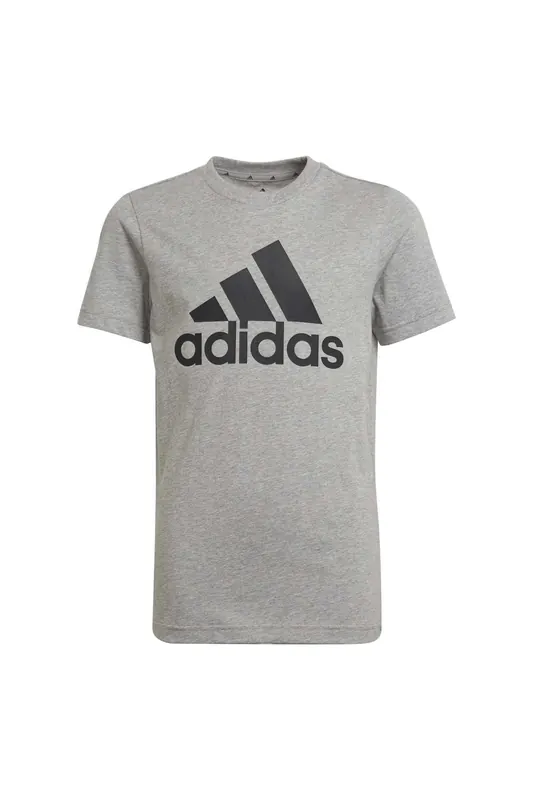 Adidas Sportswear Boys Essentials T-shirt Medium Grey Heathe Maat: 140 | T-Shirts Outlet | kids | Grijs
