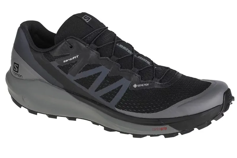 Salomon Sense Ride 4 GTX 413071, Męskie, Czarne, buty do biegania, tkanina, rozmiar: 48