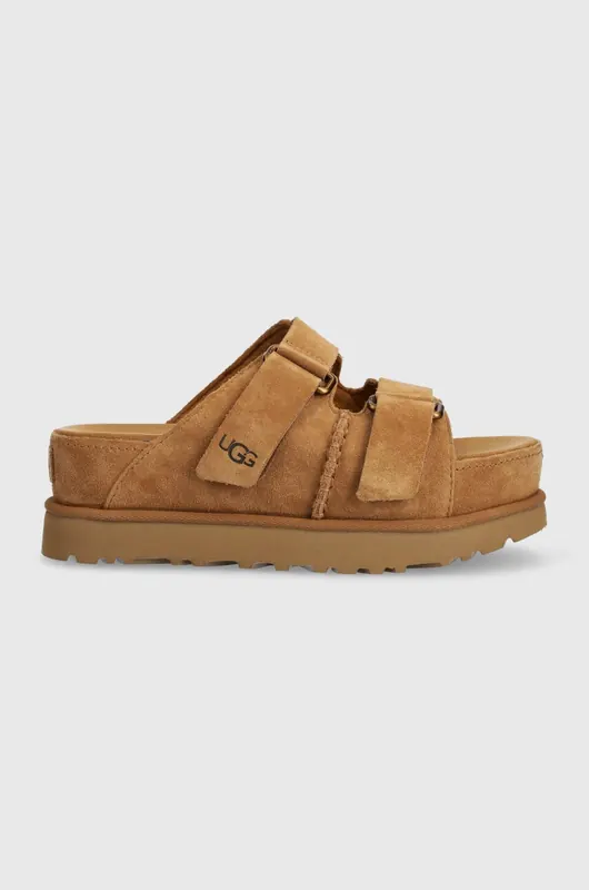 UGG klapki zamszowe Goldenstar Hi Slide