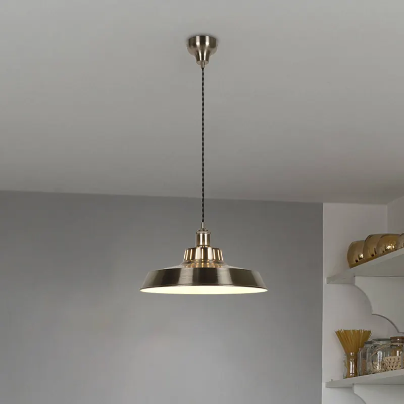 Żyrandol Thelma, kolor aluminiowy, Ø 38 cm, metal