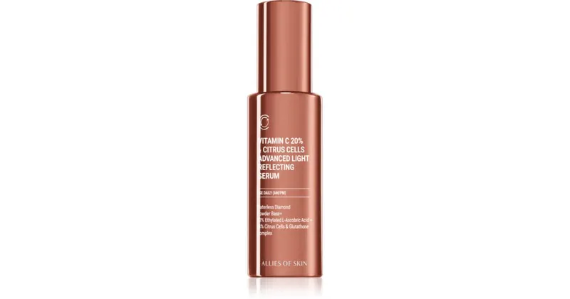 Allies of Skin Vitamin C 20% & Citrus Cells Advanced Firm & Glow rozświetlające serum do twarzy z witaminą C