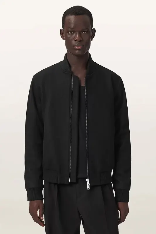 AllSaints bomberka męska z wełną DECEIT