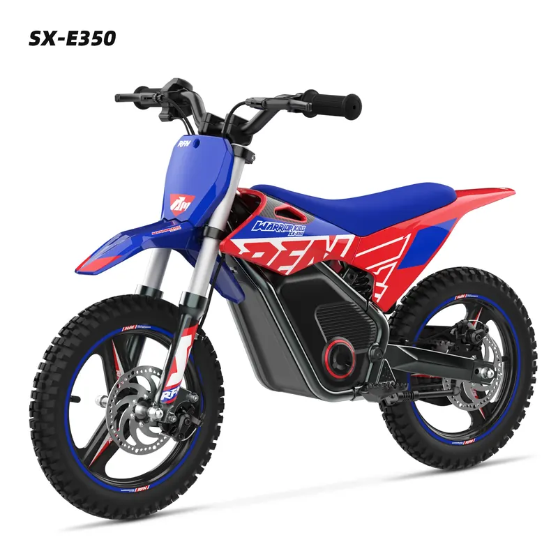 RFN SX-E350 36V Elektrofahrrad, 350W Elektromotorrad – 30 km/h prędkość maksymalna i 18 km zasięg, 3-biegowy rower terenowy