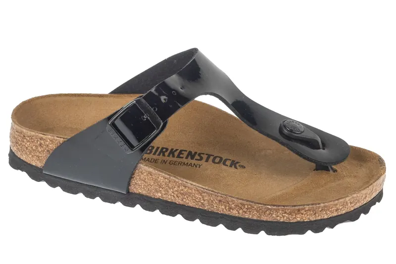 Birkenstock Gizeh BF 0043663, Damskie, Czarne, japonki, Birko-Flor, rozmiar: 40