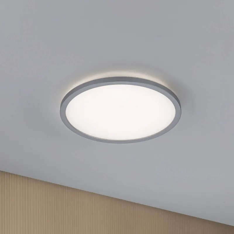 Panel LED Paulmann Atria Shine, chrom, średnica 29 cm, 3000 K,