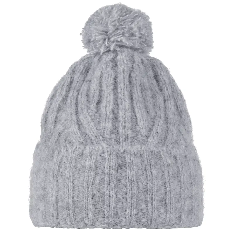 Buff Nerla Knitted Hat Beanie 1323359371000, Unisex, Szare, czapki, akryl, rozmiar: One size