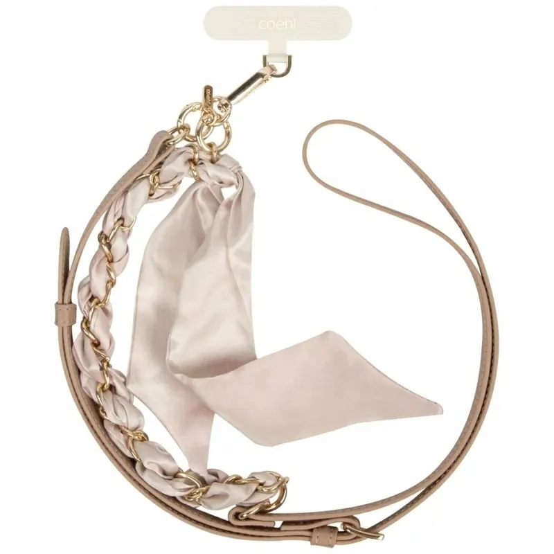 Uniwersalna smycz do telefonu 2w1 Uniq Coehl Caryne dusty nude