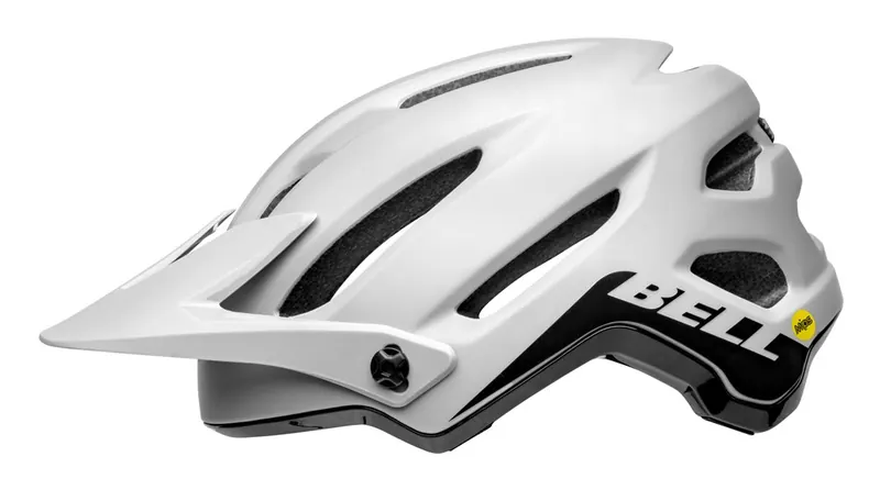 Kask mtb BELL 4FORTY matte gloss biały czarny (55-59)