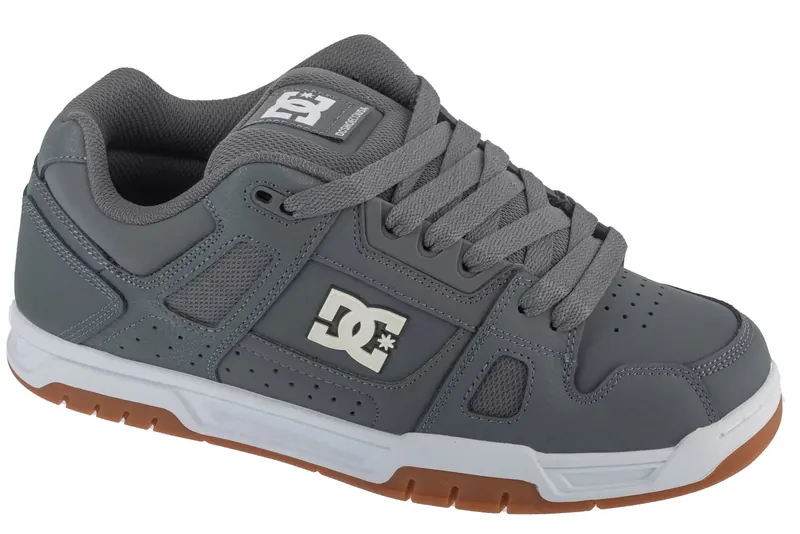 DC Shoes Stag DC320188-2GG, Męskie, Szare, buty sneakers, skóra licowa, rozmiar: 43
