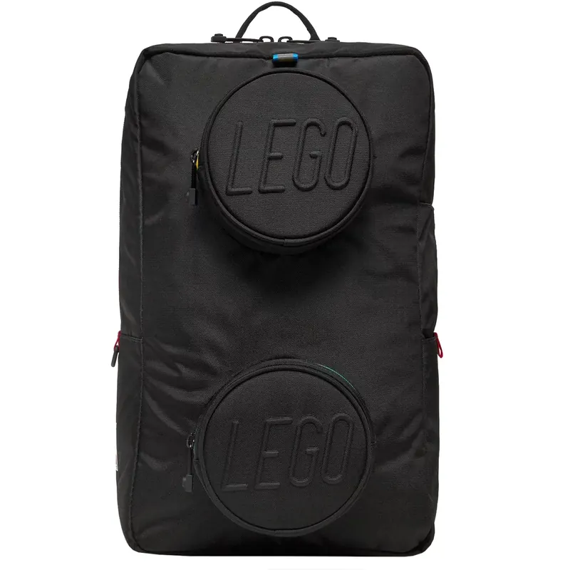 LEGO Brick 1x2 Backpack 20204-0354, Dla chłopca, Czarne, plecaki, poliester, rozmiar: One size