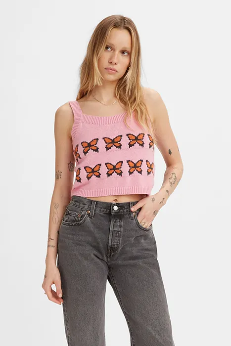 Levi's Heaven Knitted Sweater Multicolour Maat: XS | Gebreide Truien Outlet | Dames