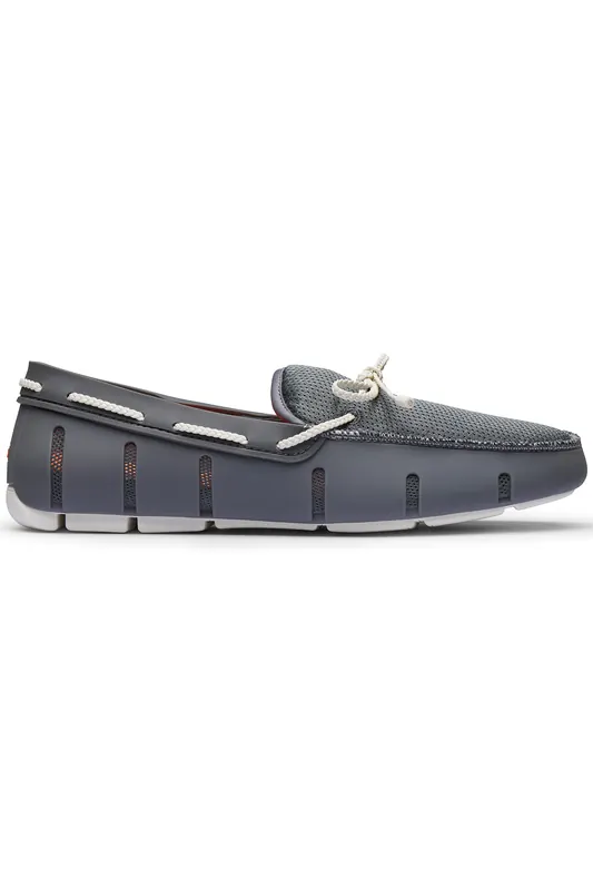 SWIMS Braided Lace Loafer Basalt Grey Maat: 40 | Sneakers Outlet | Heren | Grijs
