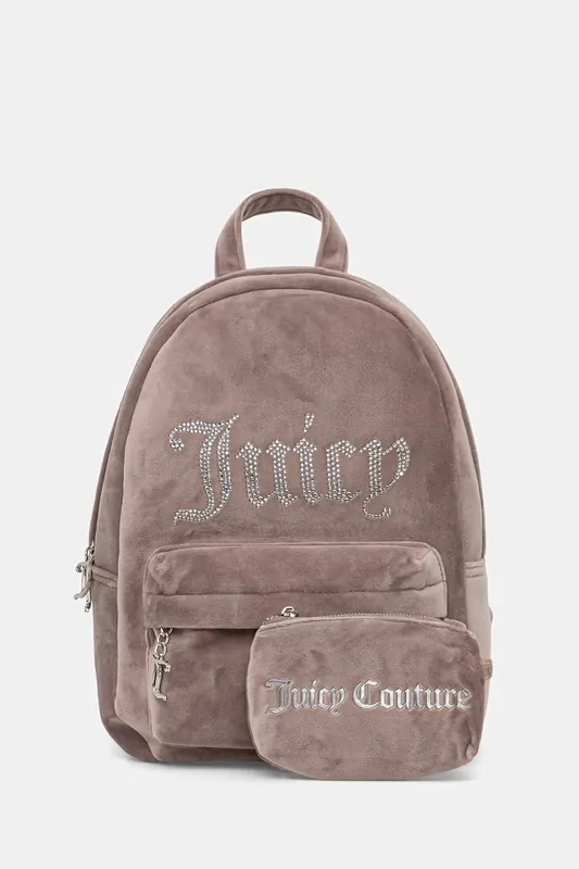 Juicy Couture plecak damski welurowy KIMBERLY