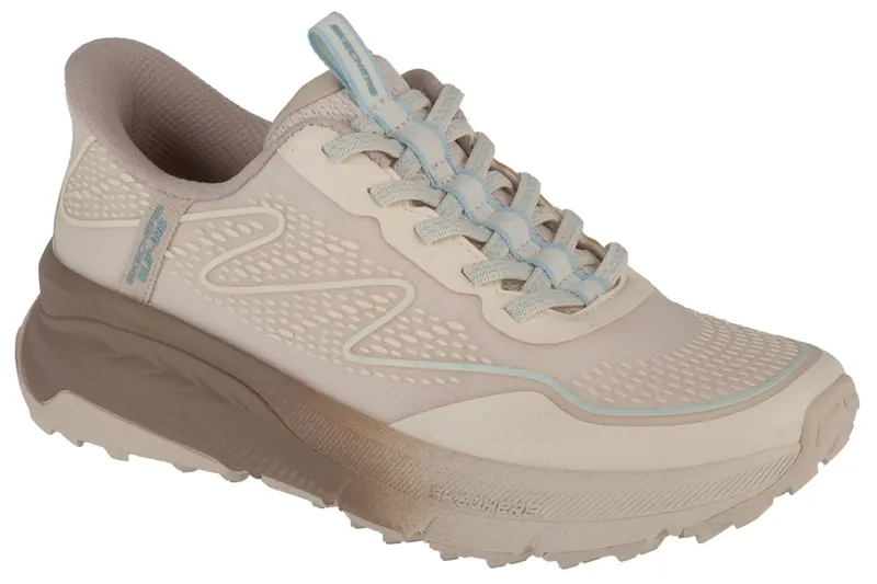 Skechers Slip-Ins: Switch Back - Mist 180157-NAT, Damskie, Beżowe, buty sneakers, tkanina, rozmiar: 36