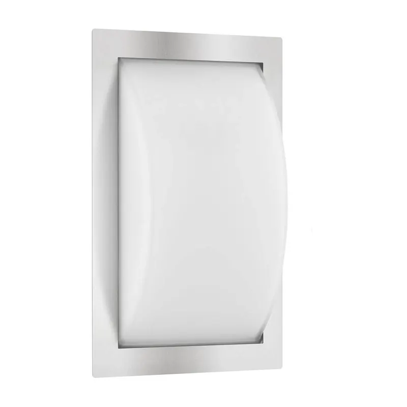 Kinkiet zewnętrzny LED Ivett, stal nierdzewna, czujnik