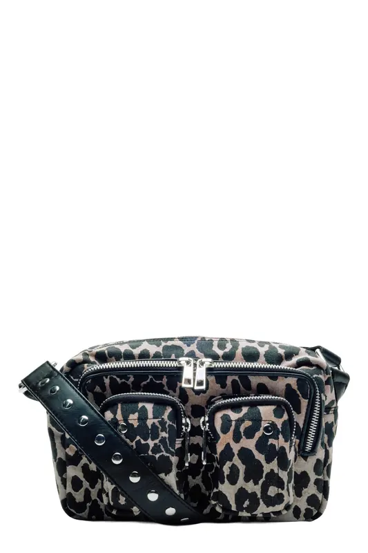 Núnoo Ellie Recycled Canvas Dots Maat: OS | Schoudertassen Outlet | Dames