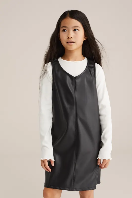 We Fashion Dress Slipover Black Maat: 158/164 | Jurken Outlet | kids | Zwart