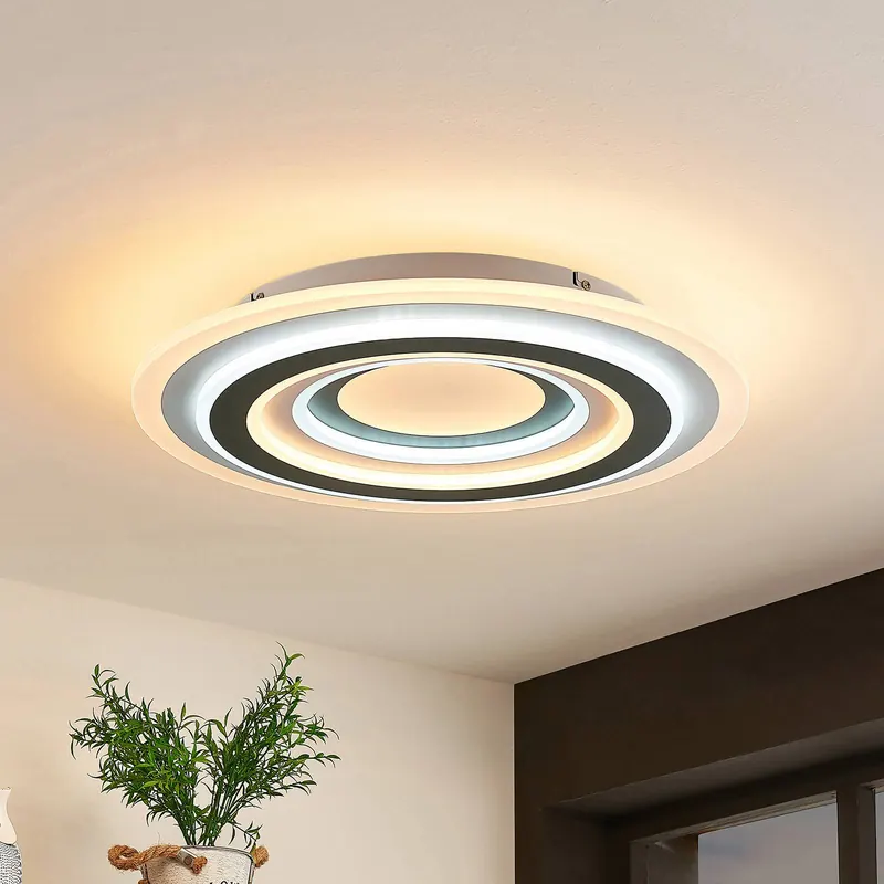 Lampa sufitowa LED Jazmina, 50 cm, CCT, pilot zdalnego sterowania