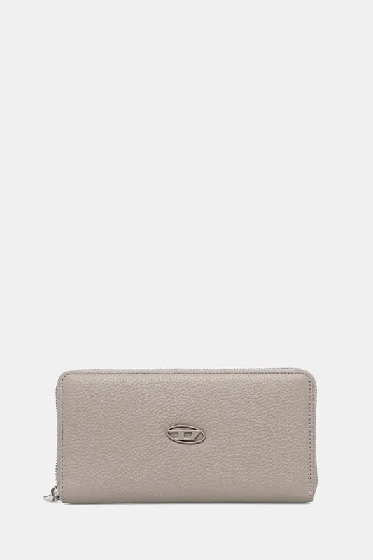 Diesel portfel skórzany HISSU EVO CONTINENTAL ZIP