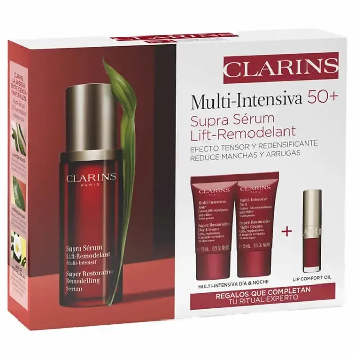 Clarins Multi-Intensive Super odbudowujące serum 30ml Zestaw 4 sztuki