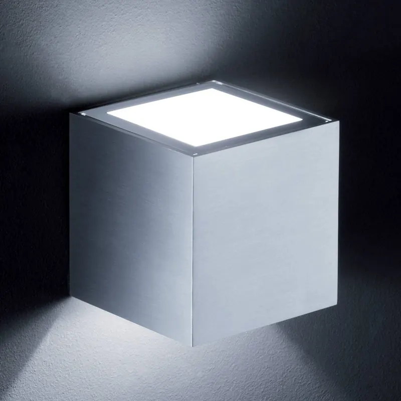 Helestra Siri lampa ścienna up/down, aluminium