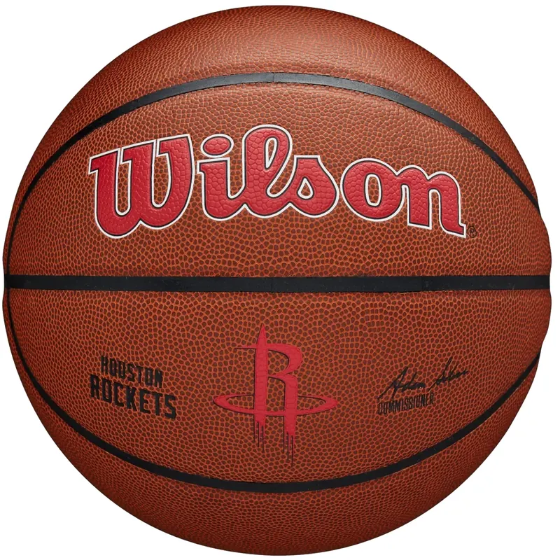 Wilson Team Alliance Houston Rockets Ball WTB3100XBHOU, Unisex, Brązowe, piłki do koszykówki, Skóra kompozytowa, rozmiar: 7