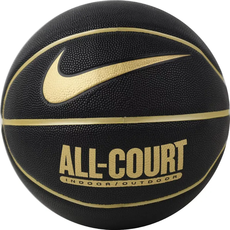Nike Everyday All Court 8P Ball N1004369-070, Unisex, Czarne, piłki do koszykówki, Guma, rozmiar: 7