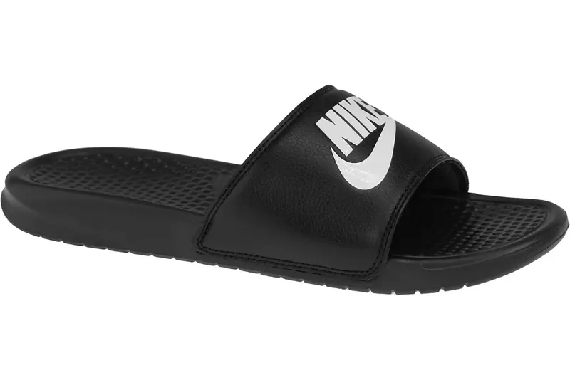 Nike Benassi JDI 343880-090, Męskie, Czarne, klapki, syntetyk, rozmiar: 46