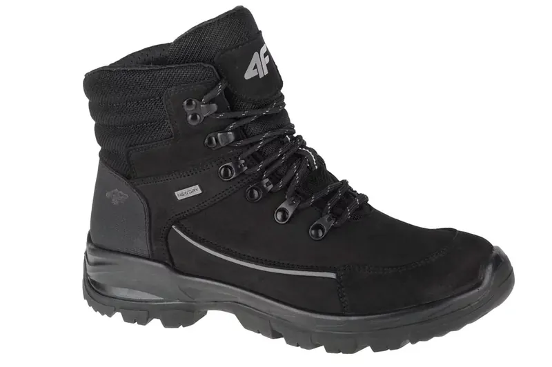 4F Women's Trek H4Z21-OBDH250-21S, Damskie, Czarne, buty trekkingowe, nubuk, rozmiar: 36