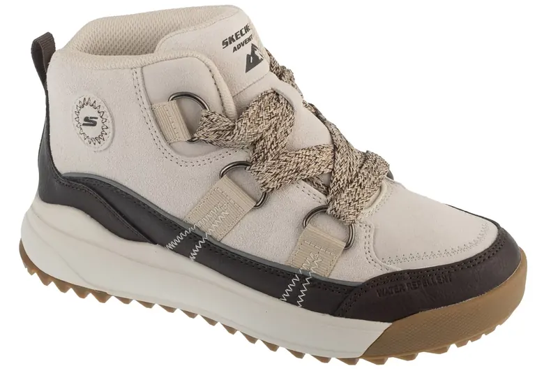 Skechers Yana - Collins Landing 180320-NTBR, Damskie, Beżowe, buty zimowe, skóra naturalna, rozmiar: 41