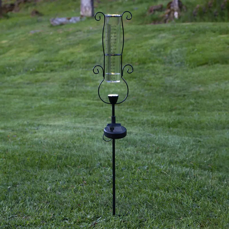 Lampa solarna LED Pluvio z deszczomierzem