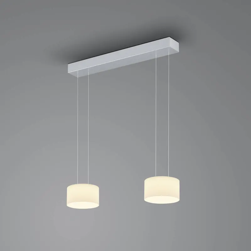 BANKAMP Grand Opal wisząca 2-pkt. aluminium