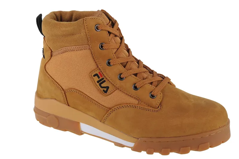 Fila Grunge II Mid FFM0165-23015, Męskie, Żółte, trapery, nubuk, rozmiar: 45