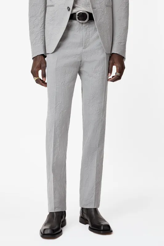 John Varvatos Dalston Tailored Pants - Separate Pants Ash Maat: 46 | Tailored Broeken Outlet | Heren | Grijs