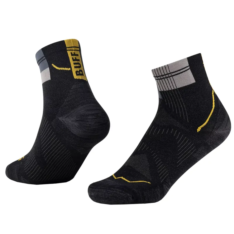 BUFF Coolnet Quarter Socks 137788901, Unisex, Czarne, skarpetki, poliamid, rozmiar: 42-44